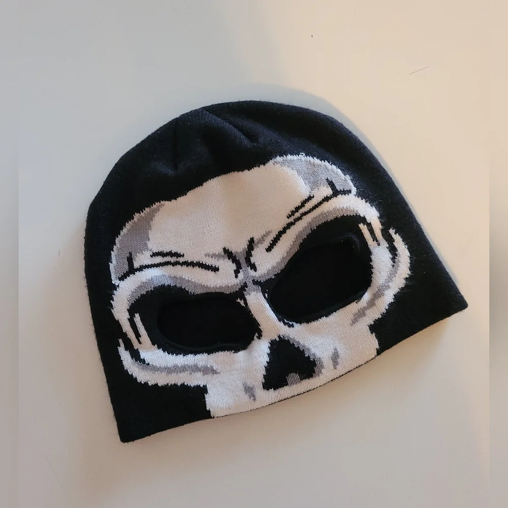 Half-Face Double Knit Hat
